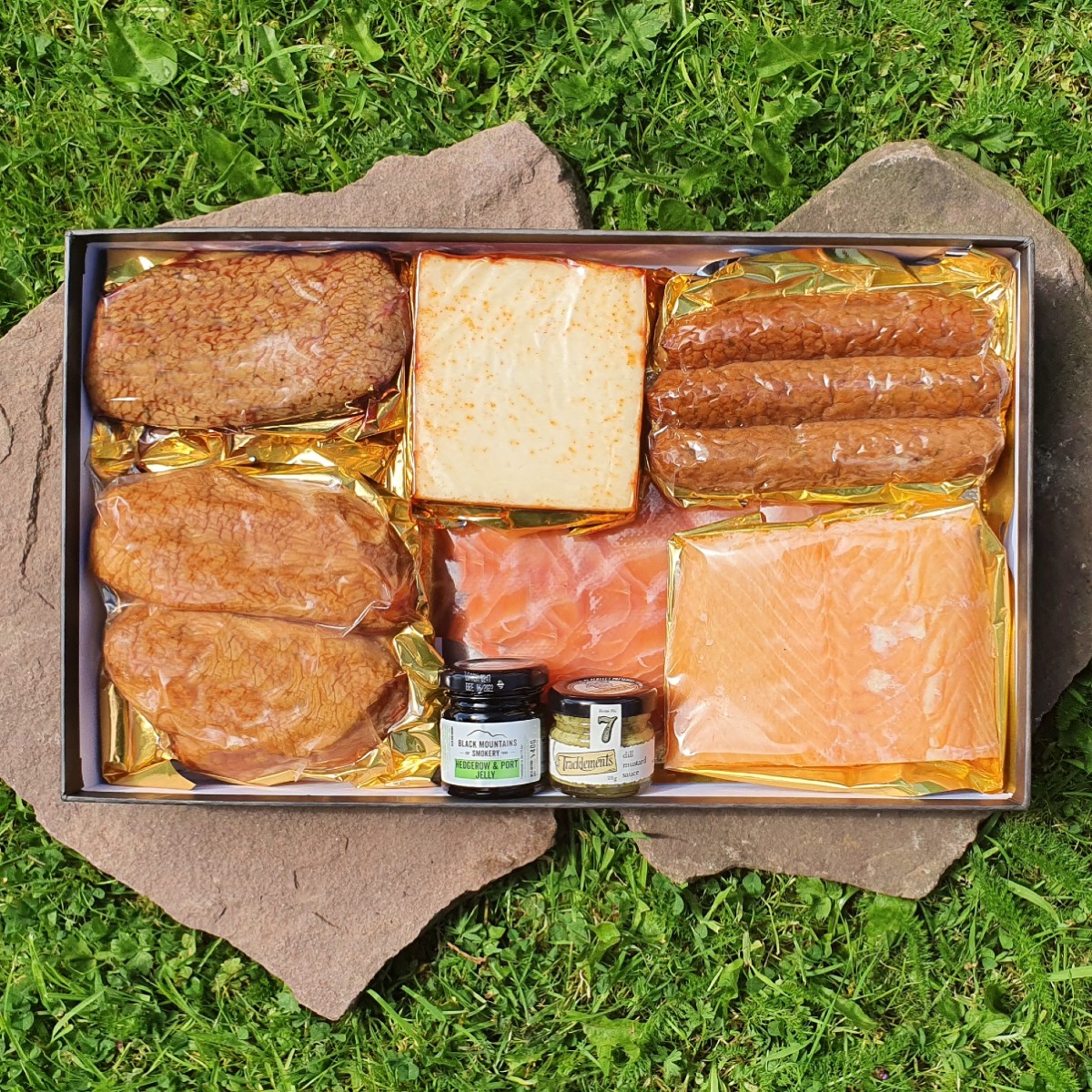 Smoked Food Gift Box Hamper - Black Mountains Smokery